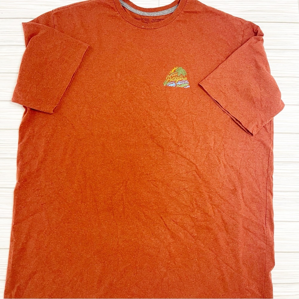Patagonia Men's Orange T-shirt